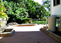 Betascapes - Paving with Retaining Walls